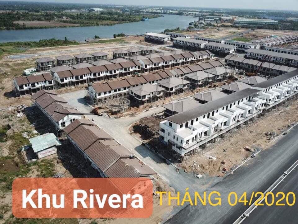 tiến độ xây dựng khu rivera 1 tháng 4 năm 2020